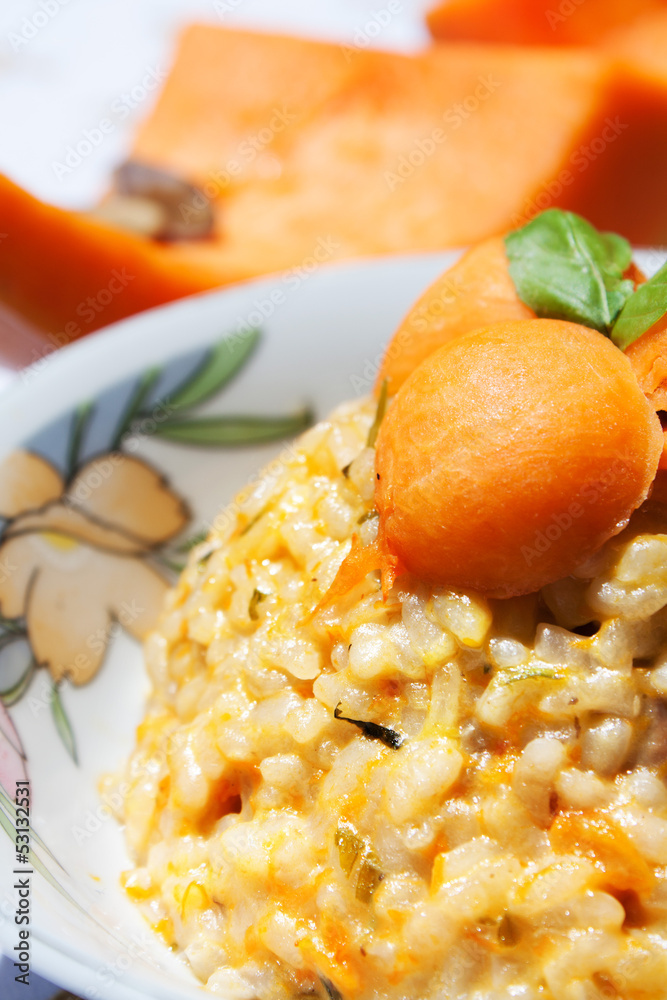 Risotto di zucca Stock Photo Adobe Stock