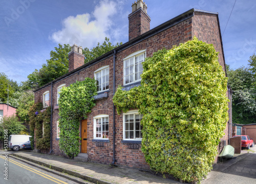 Detached House with Ivy, UK photo