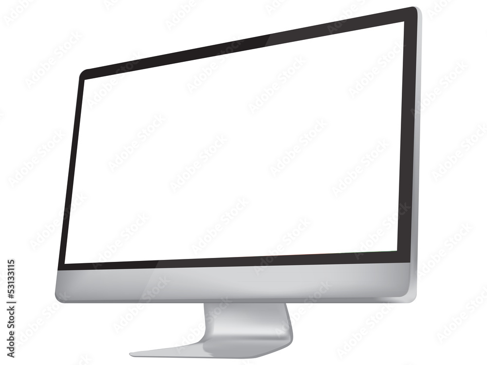 Desktop Computer, lcd Monitor, modern Display Desktop Computer, lcd Monitor, modern Display