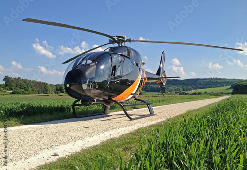 Obraz na plátně Modern helicopter