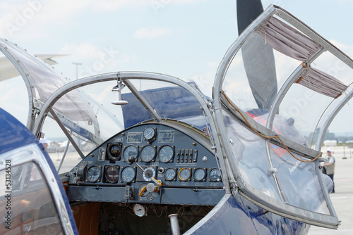 Cockpit Leichtflugzeug