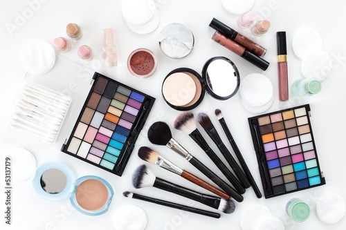 Make-up table photo