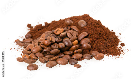 ground coffee and grain