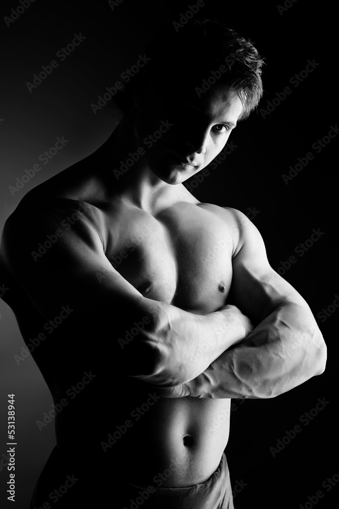 Naklejka premium powerful guy