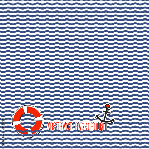 Wavy marine background