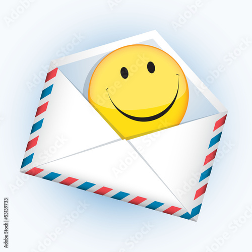 smile im umschlag