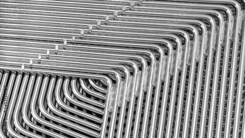Obraz na płótnie Lines and curves w salonie