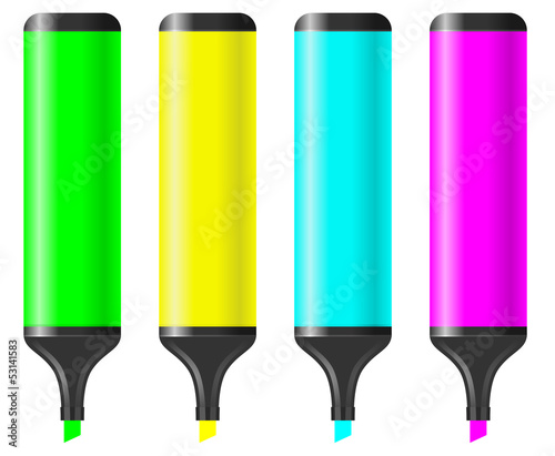 Four marker pen
