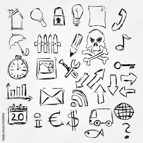scribble icons