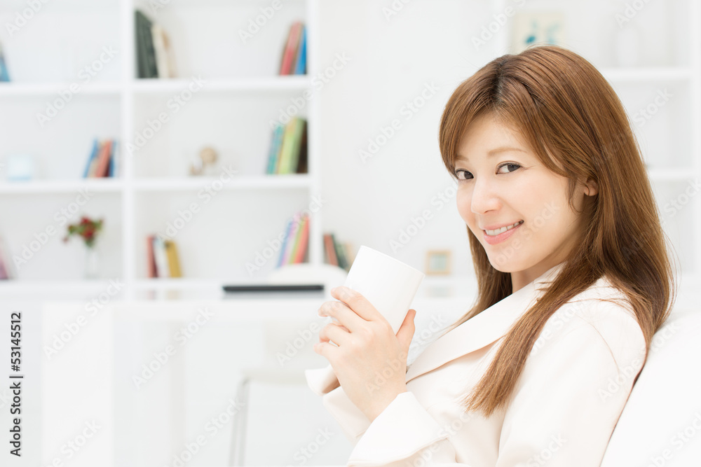 Beautiful young businesswoman working in office Beautiful young businesswoman working in office