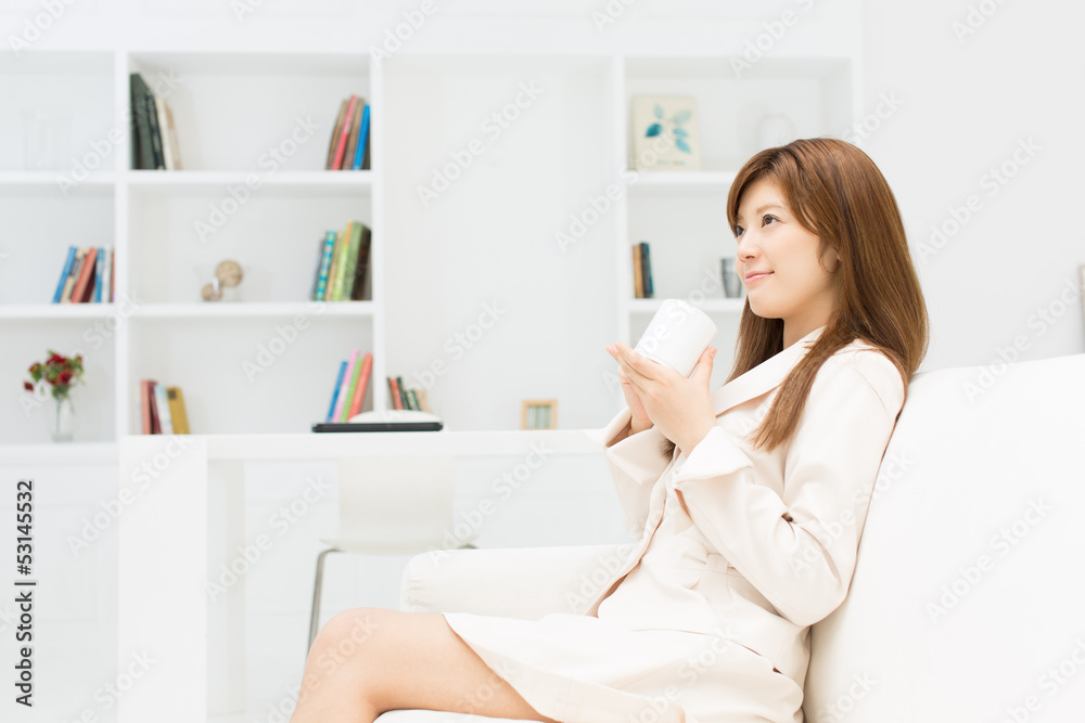 Beautiful young businesswoman working in office Beautiful young businesswoman working in office