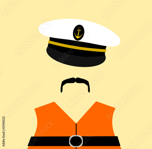 sailor wearing life jacket