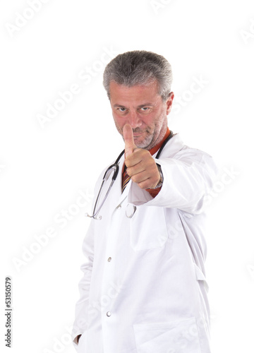 Arzt Mediziner mit Stethoskop © Christian Schulz