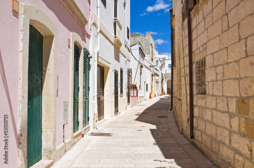 Alleyway. Castro. Puglia. Italy.