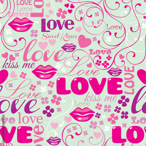 Seamless Love Pattern