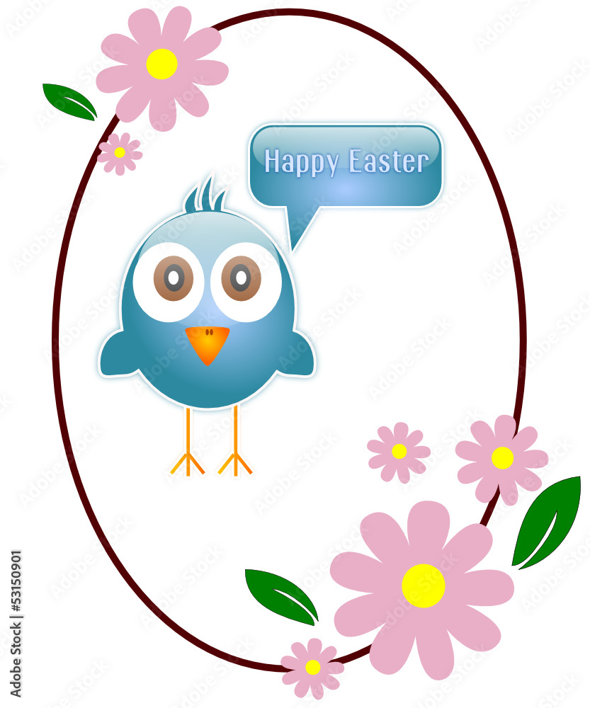 Happy easter card