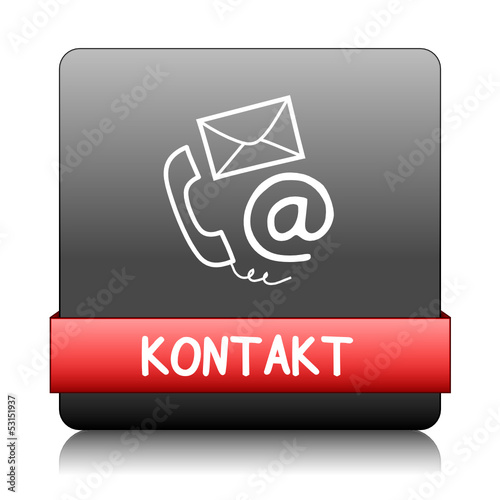 "KONTAKT" Button (Kundenservice Web Rufen Sie Uns Knopf Hotline)