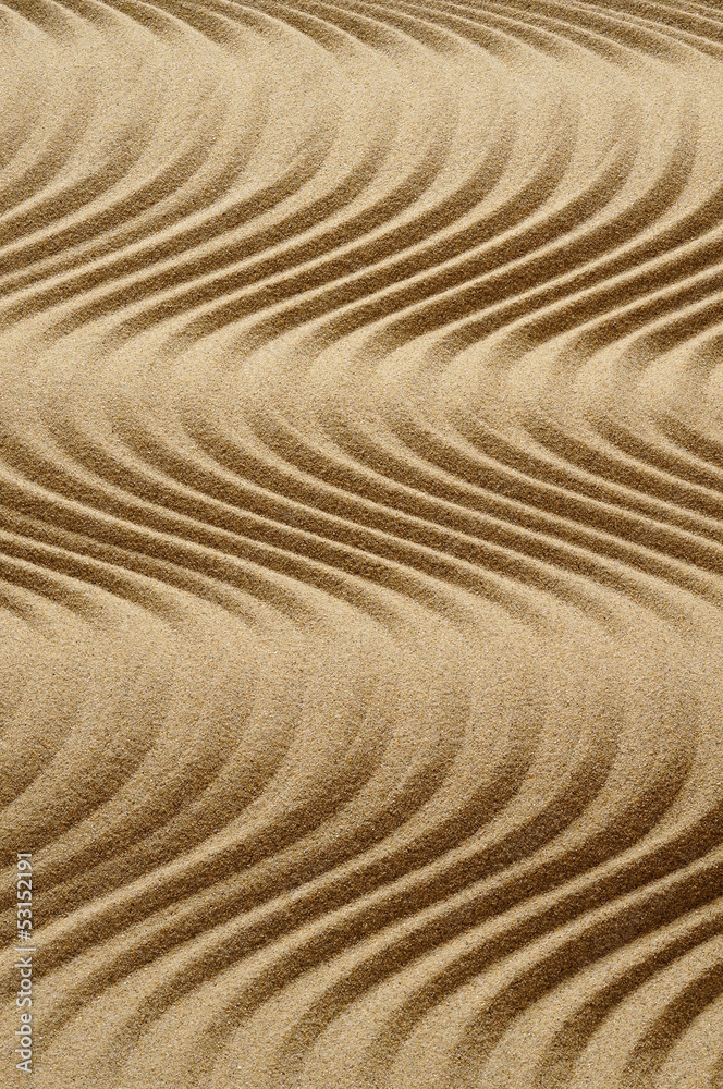 Obraz premium Fale piasku Zen