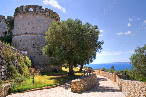 Fotografie City walls. Castro. Puglia. Italy.