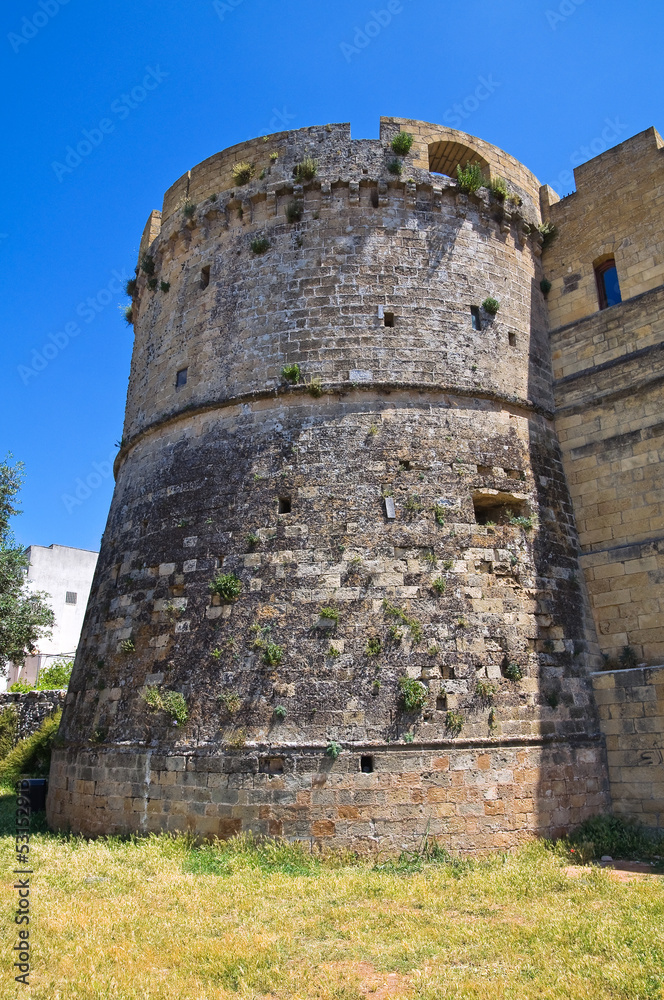 City walls. Castro. Puglia. Italy.