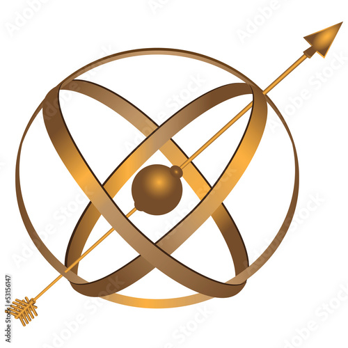 Metal Astrolabe photo