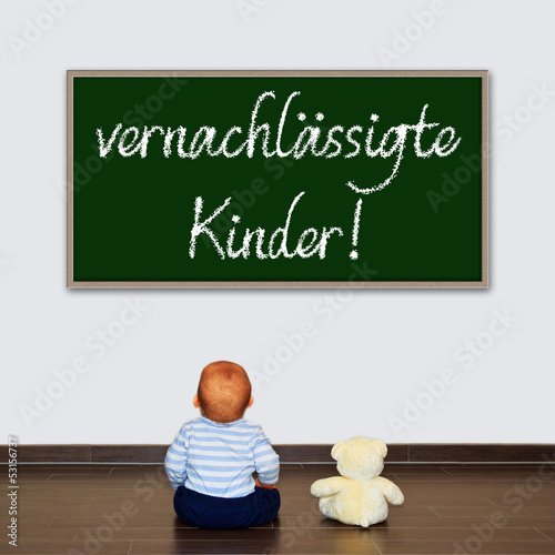 Tafel - vernachlässigte Kinder! photo