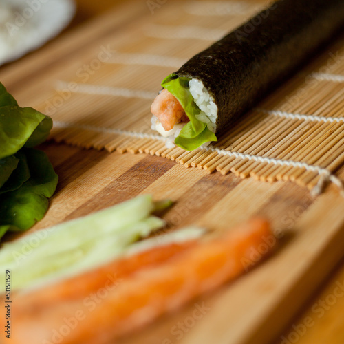 sushi składnik przygotowanie