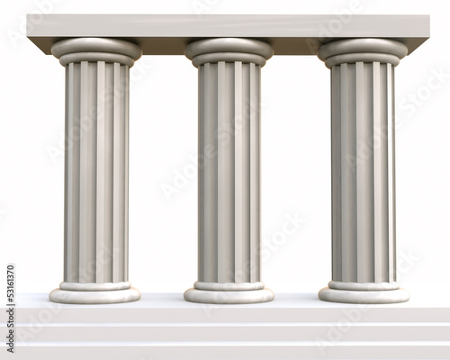 3D ancient column group