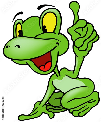 Cheerful Frog