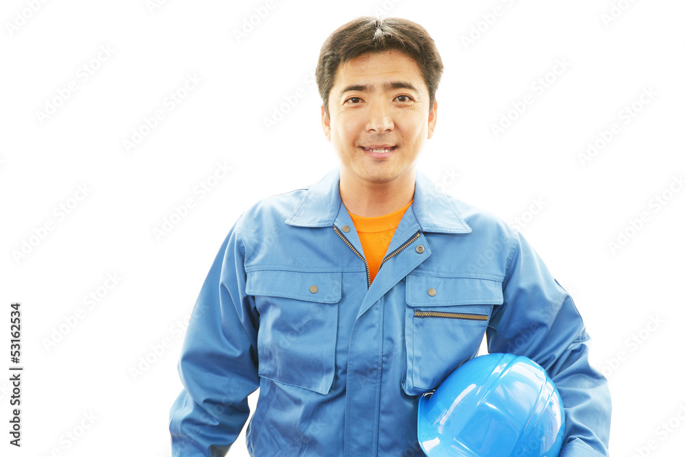 笑顔の労働者 笑顔の労働者