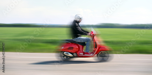 Balade en scooter