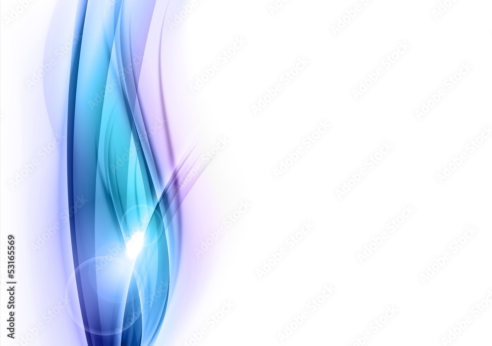 Fototapeta premium blue shapes