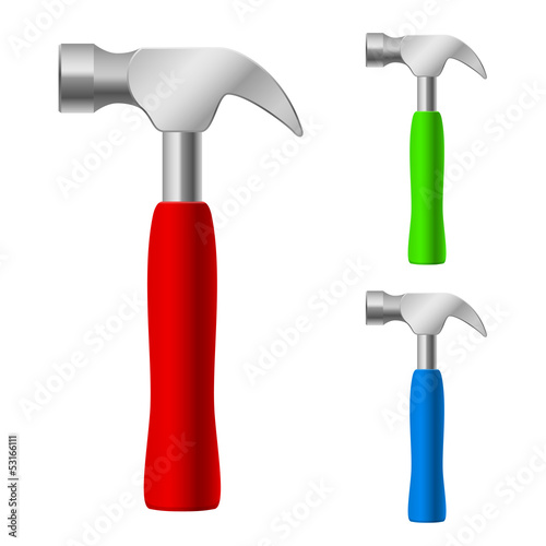 Multi-colored hammers