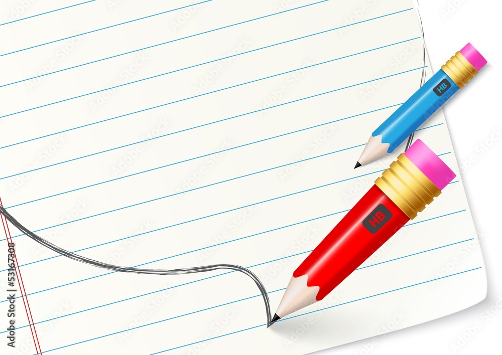 Note paper with sketch speech bubble Note paper with sketch speech bubble