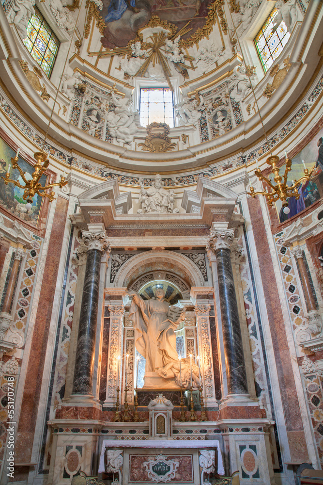 Palermo - altar of siant Ignace in church La chiesa del Gesu