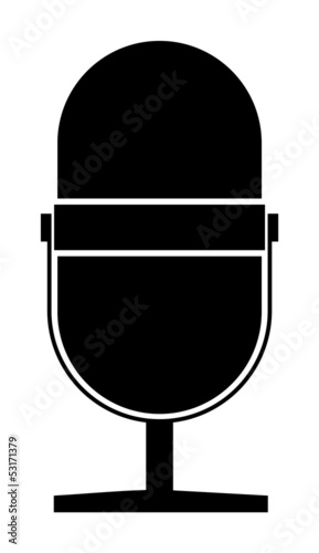 Microphone Silhouette