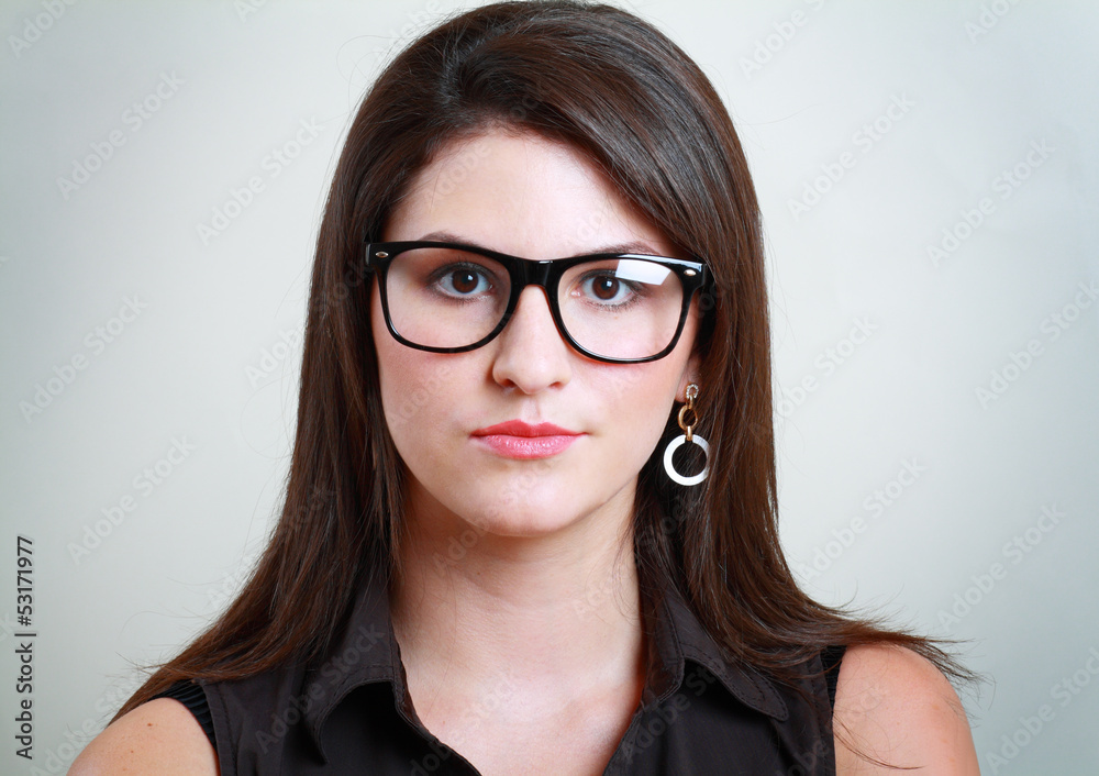 Fototapeta premium woman in spectacles