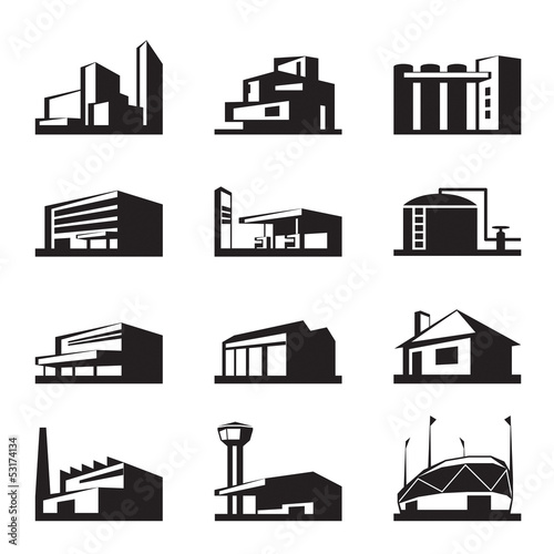 Various types of construction - vector illustration