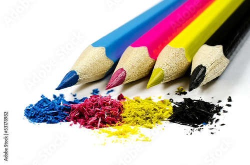 Pencils CMYK