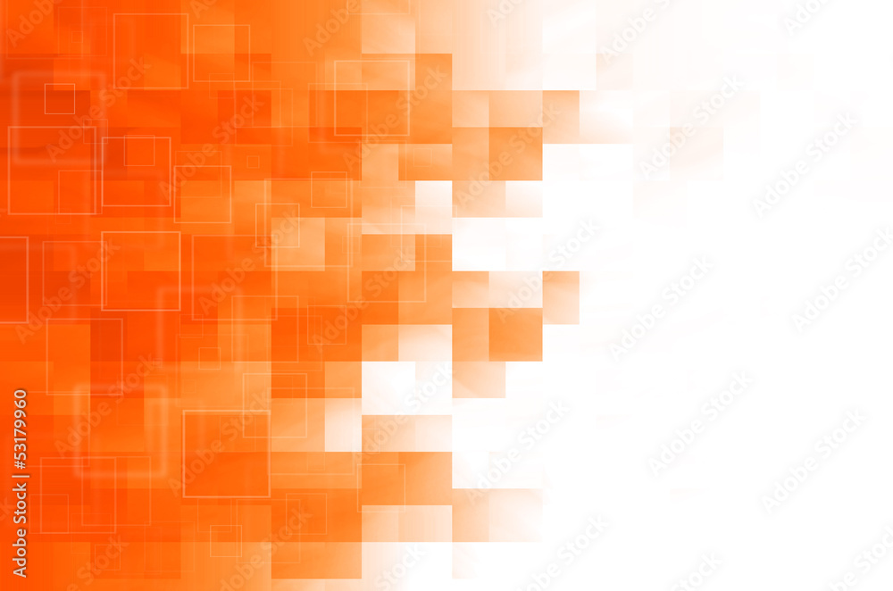 Naklejka premium orange square abstract background