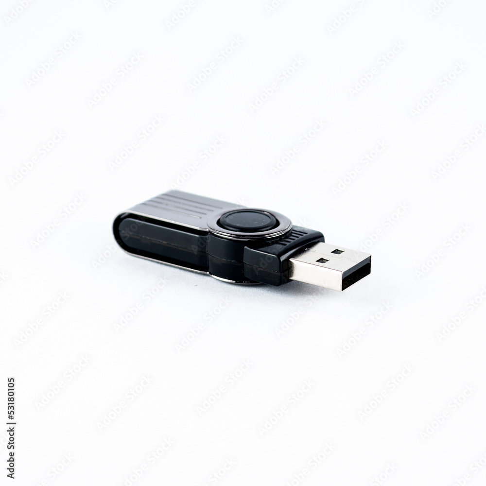 Usb flash memory isolated on the white background Usb flash memory isolated on the white background
