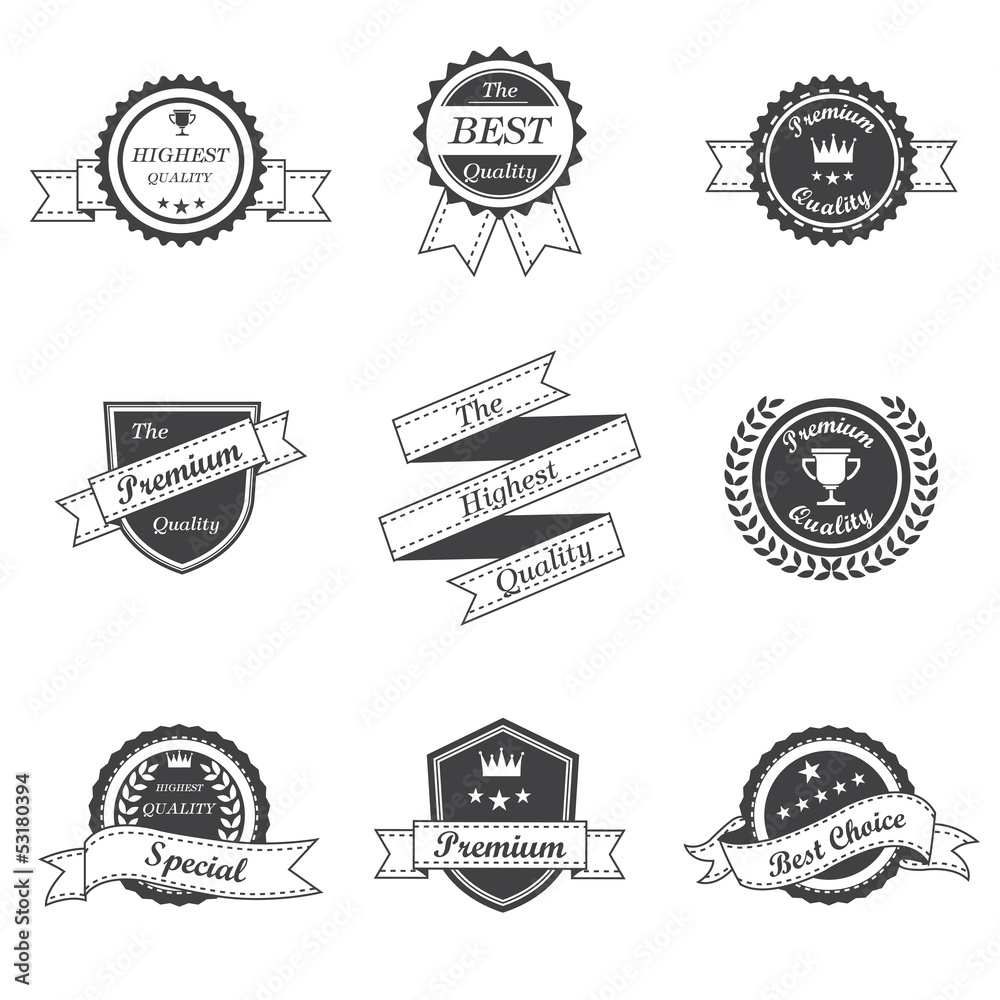 Fototapeta premium Retro Badge Vector