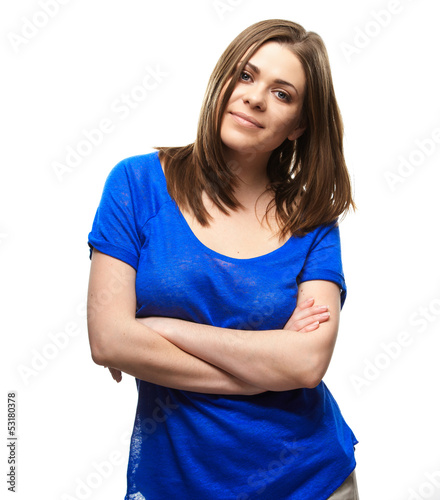 Woman isolated portrait