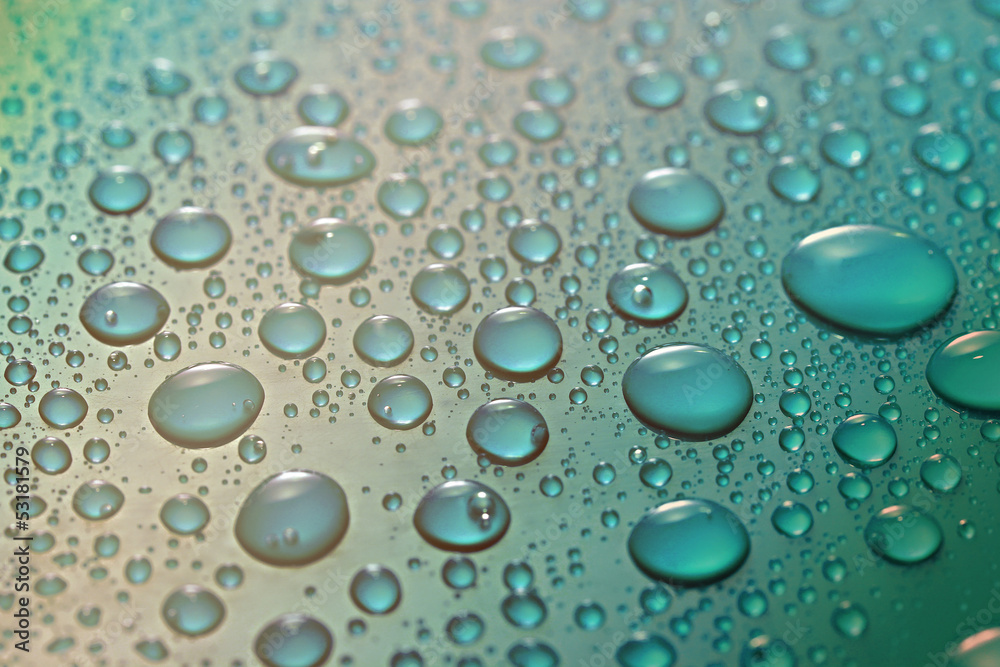 Water drops background