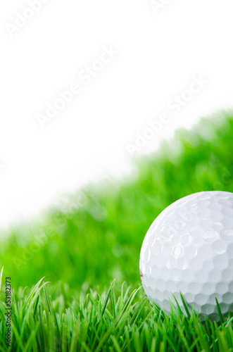 closeup eines golfballs
