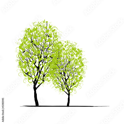 Two spring trees for your design