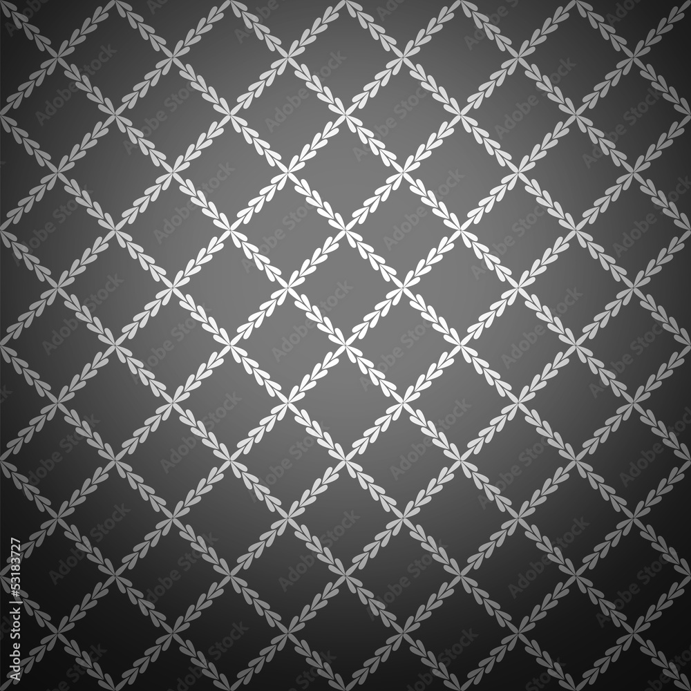 Fototapeta premium Seamless black stylish background