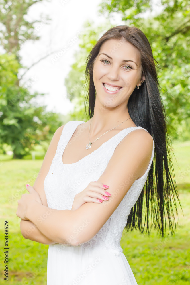 beautiful smiling young woman beautiful smiling young woman