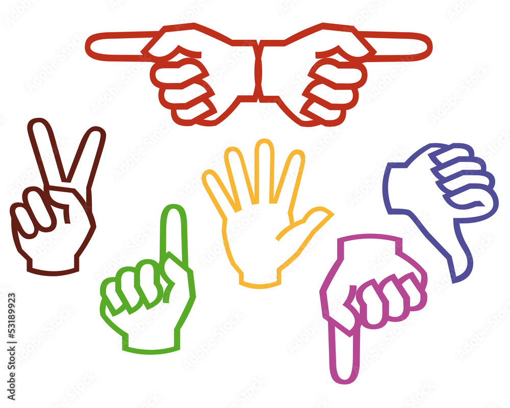 multicolored hands multicolored hands
