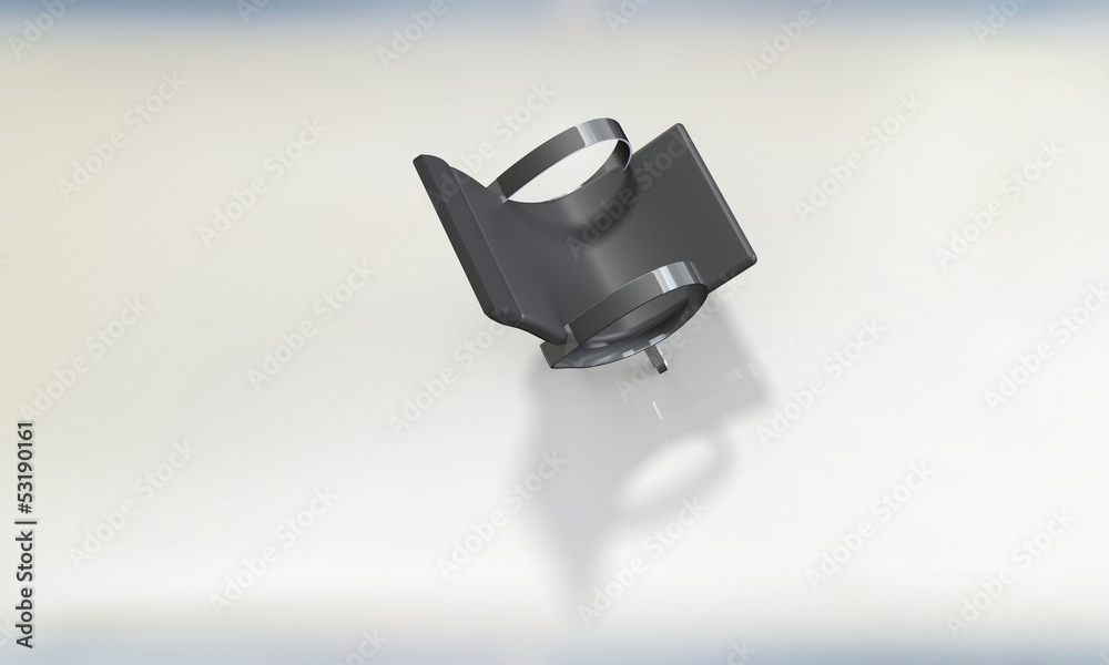 Naklejka premium elegant office chair isolated on white